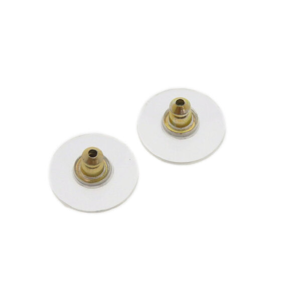 CHANEL Silver Logo Earrings - Picture 3 of 8